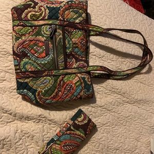 Vera Bradley iconic tote heirloom paisley